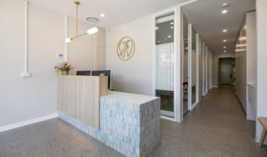 Ivanhoe Dental Clinic Reception, and welcome area